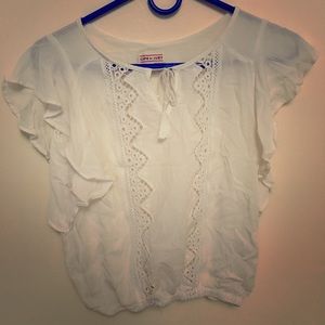 Flowy lace top